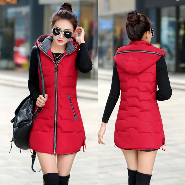 vests autumn and winter women's large slim fit korean hooded coat down cotton vt, Black;white
vests autumn and winter women's large slim fit korean hooded coat down cotton vt, Black;white