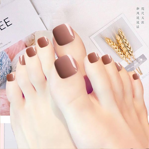 ins summer net red wearable manicure detachable durable waterproof toenail patch dark skin pure color false nails, Red;gold
ins summer net red wearable manicure detachable durable waterproof toenail patch dark skin pure color false nails, Red;gold