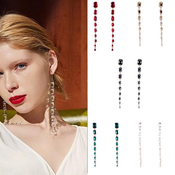 dangle & chandelier women girl long steel gold earrings fashion jewelry 1set stud earring, Silver
dangle & chandelier women girl long steel gold earrings fashion jewelry 1set stud earring, Silver