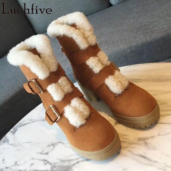 boots buckle belt wool winter chunky heels shoes woman round toe short runway black platform women
boots buckle belt wool winter chunky heels shoes woman round toe short runway black platform women