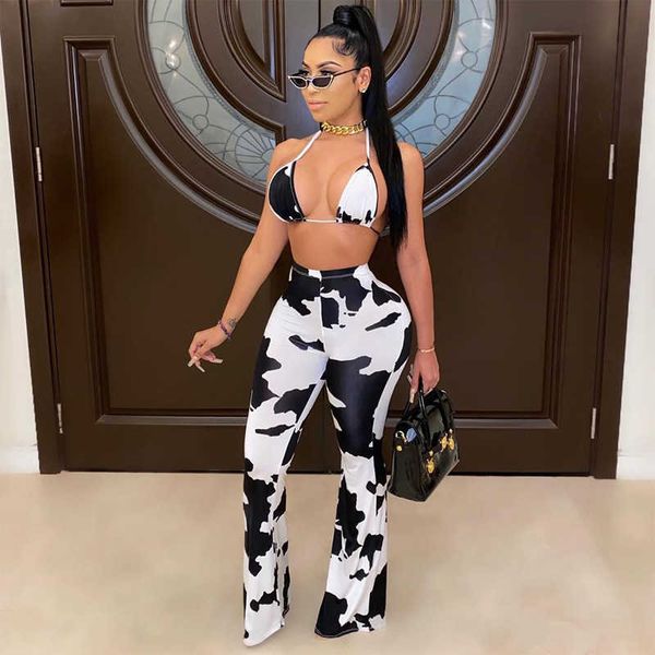 quanrun 2 piece set digital print women halter bikini bra+ slim high waist long pants party club streetwear summer 210604, White
quanrun 2 piece set digital print women halter bikini bra+ slim high waist long pants party club streetwear summer 210604, White