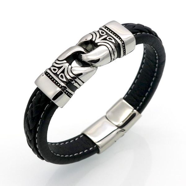 charm bracelets arrival men stainless steel bracelet byzantine style fashion jewelry accessories male leather wristband pulseira, Golden;silver
charm bracelets arrival men stainless steel bracelet byzantine style fashion jewelry accessories male leather wristband pulseira, Golden;silver