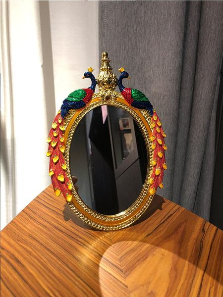 mirrors european vintage peacock deskmakeup dresser mirror ladies table wedding festive room decorative accessories j072
mirrors european vintage peacock deskmakeup dresser mirror ladies table wedding festive room decorative accessories j072