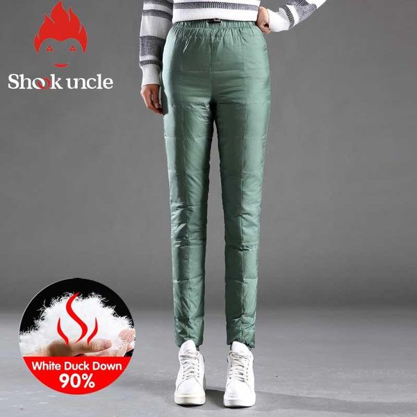 women's pants & capris winter casual lightweight 90% white duck down warm slim elastic low waist pencil for women trousers, Black;white
women's pants & capris winter casual lightweight 90% white duck down warm slim elastic low waist pencil for women trousers, Black;white