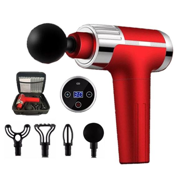 massage gun fascia deep tissue electric muscle massager percussion with 4 heads for pain relief
massage gun fascia deep tissue electric muscle massager percussion with 4 heads for pain relief