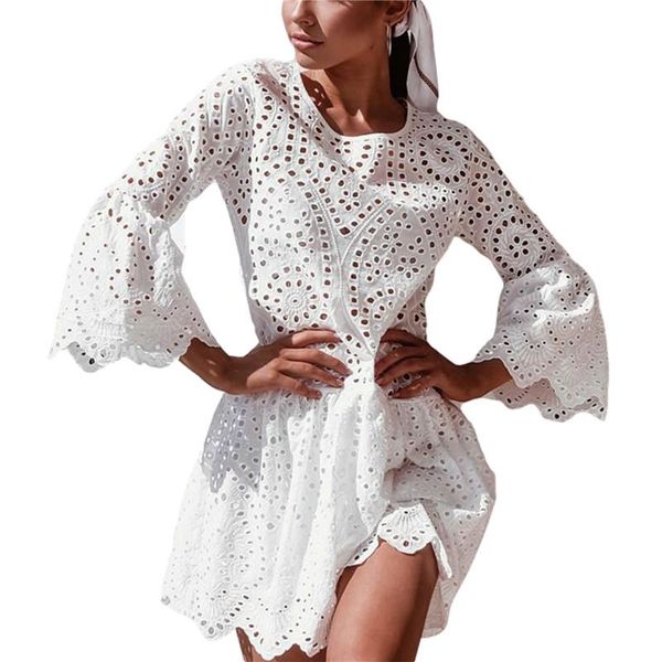 o neck women's summer dress fashion streetwear white lace half sleeve mini vintage party ruffles elegant clothes 2021 casual dresses, Black;gray
o neck women's summer dress fashion streetwear white lace half sleeve mini vintage party ruffles elegant clothes 2021 casual dresses, Black;gray