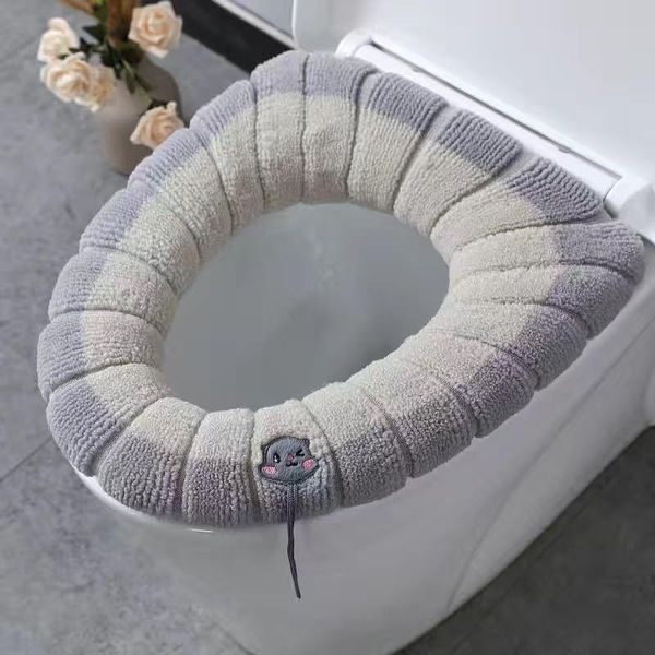 toilet seat covers 16 colors thickened stretchable knitting cartoon cushion soft washable pads bathroom decoration
toilet seat covers 16 colors thickened stretchable knitting cartoon cushion soft washable pads bathroom decoration