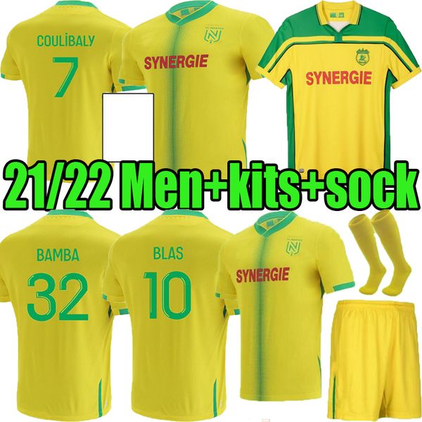 21 22 nantes soccer jerseys men home 20th special simon louza kolo muani blas bamba 2021 2022 coco coulibaly football shirts kids kits+sock, Black;yellow
21 22 nantes soccer jerseys men home 20th special simon louza kolo muani blas bamba 2021 2022 coco coulibaly football shirts kids kits+sock, Black;yellow