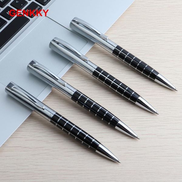 ballpoint pens 1pcs genkky rotating metal pen stainless steel ball for school office bar oil commercial stationery gift, Blue;orange
ballpoint pens 1pcs genkky rotating metal pen stainless steel ball for school office bar oil commercial stationery gift, Blue;orange