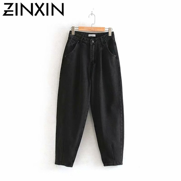 fashion women loose harm jeans pants boy friend style long trousers pockets zipper high street female women's, Blue
fashion women loose harm jeans pants boy friend style long trousers pockets zipper high street female women's, Blue