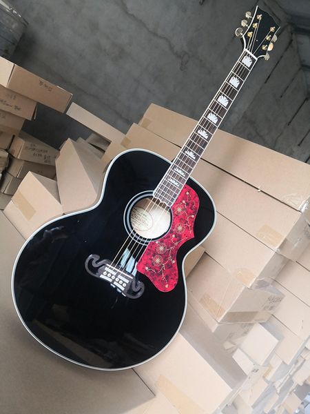 custom 43 inch acoustic guitar,black guitar,hollow 200 guitar,maple body,mahogany neck
custom 43 inch acoustic guitar,black guitar,hollow 200 guitar,maple body,mahogany neck