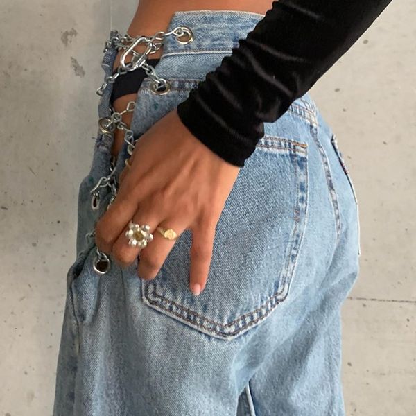 jeans high waist current fashion jeans baggy women's leg streetwear harajuku long pants, Blue
jeans high waist current fashion jeans baggy women's leg streetwear harajuku long pants, Blue