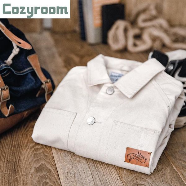 men's jackets white for men tooling french retro hunting casual denim jacket shirt slim japanese trend gjiw, Black;brown
men's jackets white for men tooling french retro hunting casual denim jacket shirt slim japanese trend gjiw, Black;brown