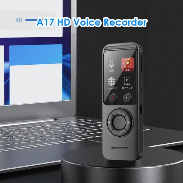 portable a17 professional 8gb voice recorder dictaphone rechargeable mp3 player 20h digital sound recording pen
portable a17 professional 8gb voice recorder dictaphone rechargeable mp3 player 20h digital sound recording pen