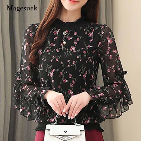 women plus size ladies elegant floral long sleeve chiffon blouse autumn office lady printing women's shirts 10670 blouses &, White
women plus size ladies elegant floral long sleeve chiffon blouse autumn office lady printing women's shirts 10670 blouses &, White