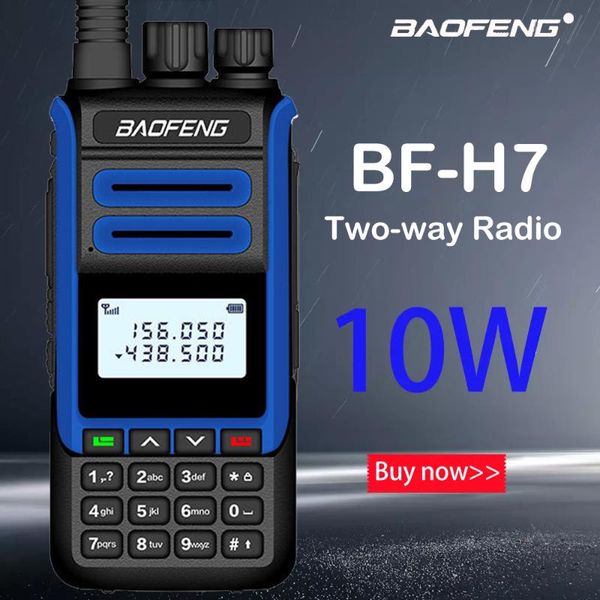 baofeng bf-h7 powerful walkie talkie 10w portable cb radio fm transceiver dual band two way for hunt forest city
baofeng bf-h7 powerful walkie talkie 10w portable cb radio fm transceiver dual band two way for hunt forest city