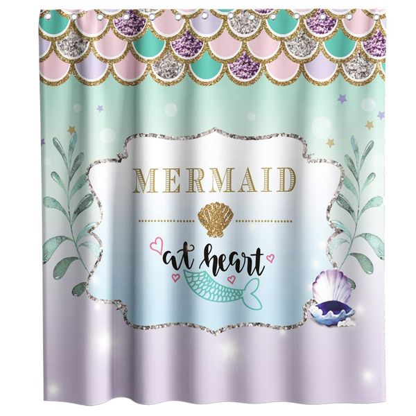 mermaid at heart glitter tail scales theme cloth fabric shower curtain sets bathroom decor with hooks waterproof washable 72 x
mermaid at heart glitter tail scales theme cloth fabric shower curtain sets bathroom decor with hooks waterproof washable 72 x