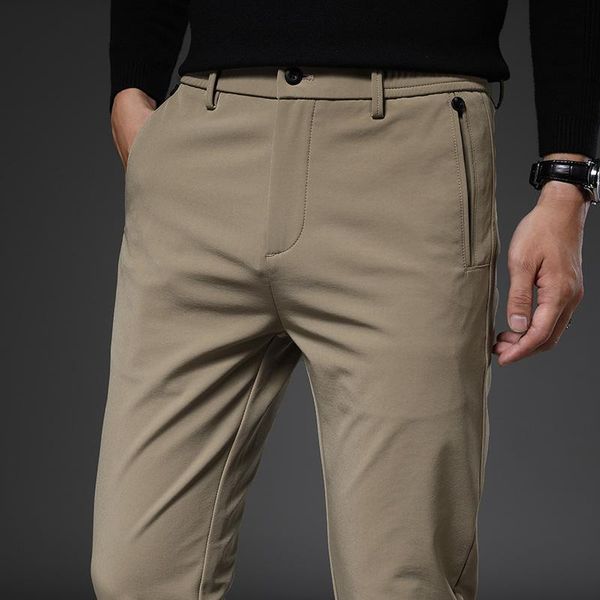 fashion men pants slim fit spring business flat classic full length casual trousers male khahi men's, Black
fashion men pants slim fit spring business flat classic full length casual trousers male khahi men's, Black
