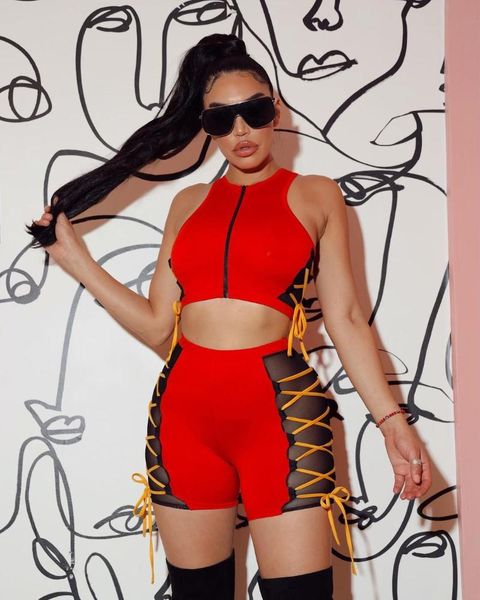 women's tracksuits nightclub tracksuit sleeveless tights zipper and mesh cordless shorts party elegant women 2pcs set, Gray
women's tracksuits nightclub tracksuit sleeveless tights zipper and mesh cordless shorts party elegant women 2pcs set, Gray