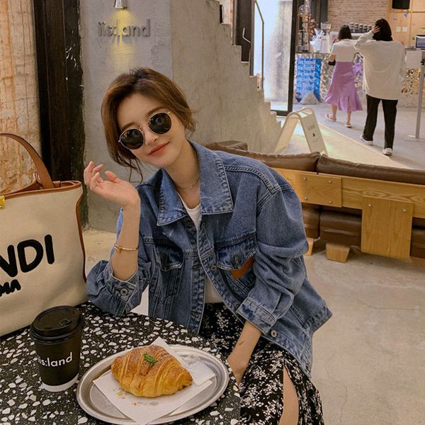 women's jackets coats dahuayuan dhy spring loose korean bf style casual short light color denim jacket fashion 7tep, Black;brown
women's jackets coats dahuayuan dhy spring loose korean bf style casual short light color denim jacket fashion 7tep, Black;brown
