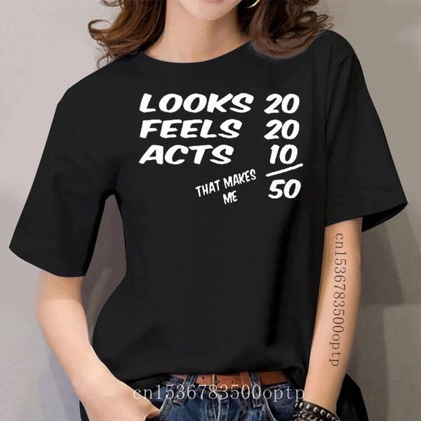 women's t-shirt 50 th birthday gift present women t shirts size 8 10 12 14 s l xl, White
women's t-shirt 50 th birthday gift present women t shirts size 8 10 12 14 s l xl, White