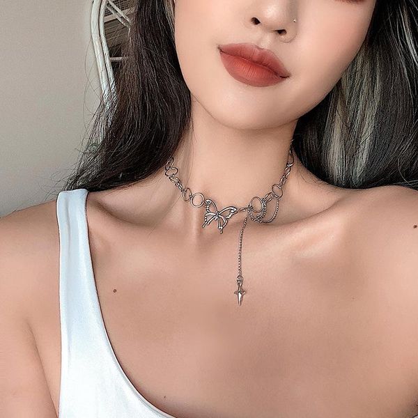 chokers trend vintage butterfly starlight pendant necklace for women minimalist punk clavicle chain necklaces female party jewelry gift, Golden;silver
chokers trend vintage butterfly starlight pendant necklace for women minimalist punk clavicle chain necklaces female party jewelry gift, Golden;silver