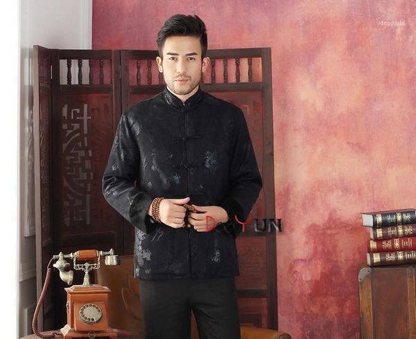 men's jackets black winter thick male polyester overcoat chinese cotton-padded jacket traditional tang suit s m xl xxl xxxl1, Black;brown
men's jackets black winter thick male polyester overcoat chinese cotton-padded jacket traditional tang suit s m xl xxl xxxl1, Black;brown