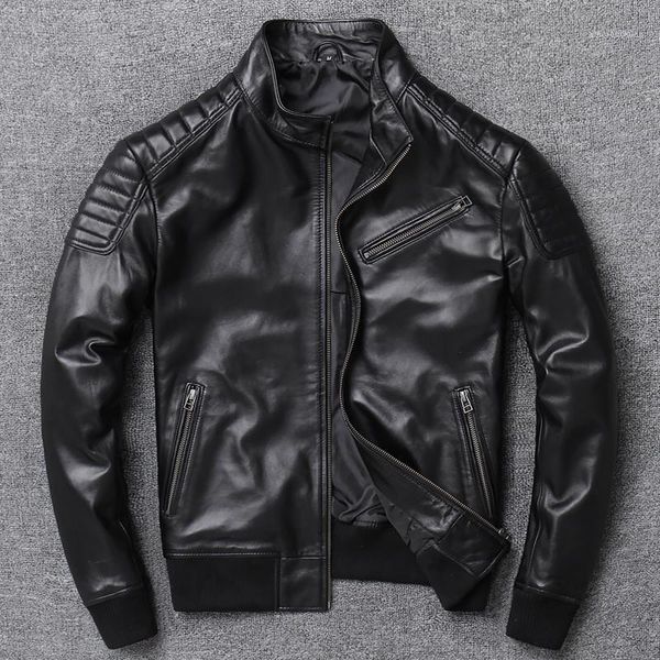 men's leather & faux genuine jacket men thickened fur one piece shirt sheepskin 2021, Black
men's leather & faux genuine jacket men thickened fur one piece shirt sheepskin 2021, Black