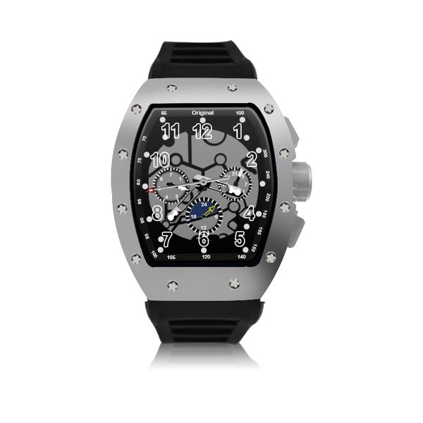 men's automatic mechanical watch luxury brand requin silver white stainless steel case rubber strap six-hand full working calendar dial, Slivery;brown
men's automatic mechanical watch luxury brand requin silver white stainless steel case rubber strap six-hand full working calendar dial, Slivery;brown