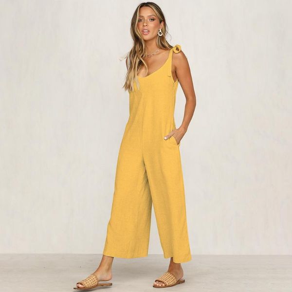 women's jumpsuits & rompers women wide leg summer fashion casual solid color sleeveless backless loose, Black;white
women's jumpsuits & rompers women wide leg summer fashion casual solid color sleeveless backless loose, Black;white