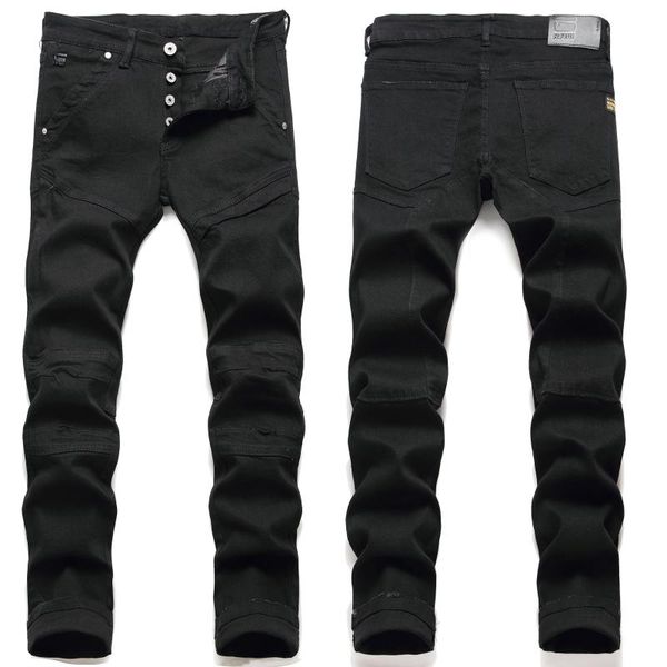 men's jeans denim hip hop swag scratched biker jean jogger pants designer casual daily, Blue
men's jeans denim hip hop swag scratched biker jean jogger pants designer casual daily, Blue