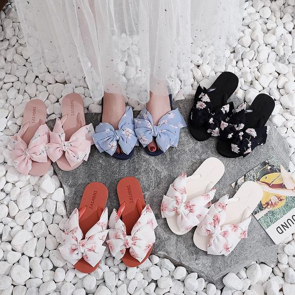 slippers women beach flat floral slides sweet silk bow shoes flip flop clip toes summer casual fashion, Black
slippers women beach flat floral slides sweet silk bow shoes flip flop clip toes summer casual fashion, Black