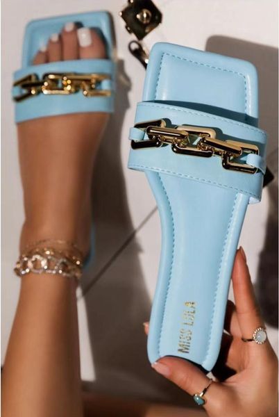 ladies transparent female beach shoes summer flats women's causal comfort slides 2021 women chain square toe slippers woman, Black
ladies transparent female beach shoes summer flats women's causal comfort slides 2021 women chain square toe slippers woman, Black