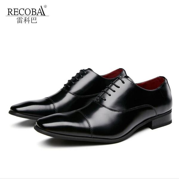 dress shoes recoba men's business leather cowhide single casual party wedding trend petty officer gentleman 3, Black
dress shoes recoba men's business leather cowhide single casual party wedding trend petty officer gentleman 3, Black