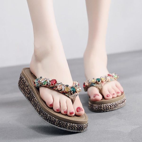 shoes women slippers flat platform on a wedge pantofle glitter slides shale female beach rubber flip flops med fashion soft 202, Black
shoes women slippers flat platform on a wedge pantofle glitter slides shale female beach rubber flip flops med fashion soft 202, Black
