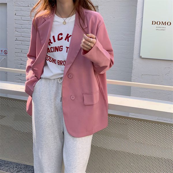 vintage chic coats casual elegance outwear blazers all match femme women minimalist gentle party streetwear jackets 210421, White;black
vintage chic coats casual elegance outwear blazers all match femme women minimalist gentle party streetwear jackets 210421, White;black