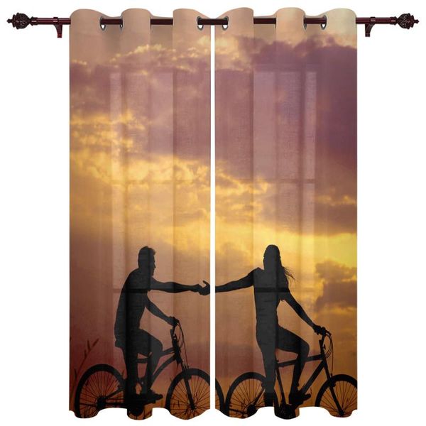exquisite home curtains couple sunset bicycle living room bedroom kitchen translucent polyester decorative curtain & drapes
exquisite home curtains couple sunset bicycle living room bedroom kitchen translucent polyester decorative curtain & drapes