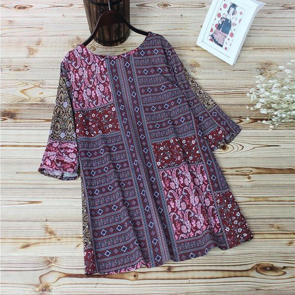 women's blouses & shirts floral print blouse women shirt short sleeve o-neck plus size ladies vintage et chemises for blusa muj, White
women's blouses & shirts floral print blouse women shirt short sleeve o-neck plus size ladies vintage et chemises for blusa muj, White