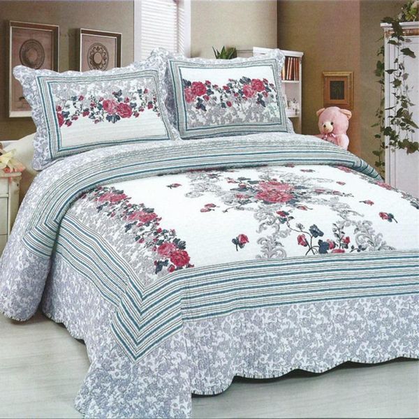 fashion bedding cotton quilt set quilted bedspread and pillowcases patchwork duvet blanket european coverlet cubrecam bed cover comforters &
fashion bedding cotton quilt set quilted bedspread and pillowcases patchwork duvet blanket european coverlet cubrecam bed cover comforters &