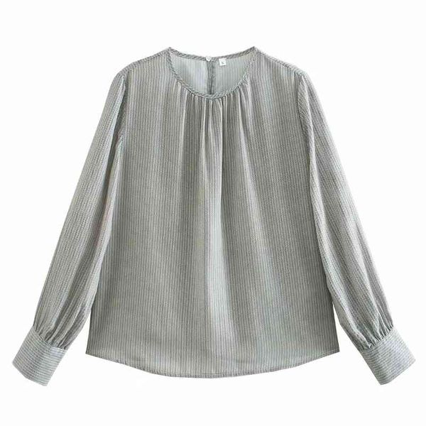 spring women stand collar chiffon striped blouse female long sleeve shirt casual lady loose blusas s8355 210430, White
spring women stand collar chiffon striped blouse female long sleeve shirt casual lady loose blusas s8355 210430, White