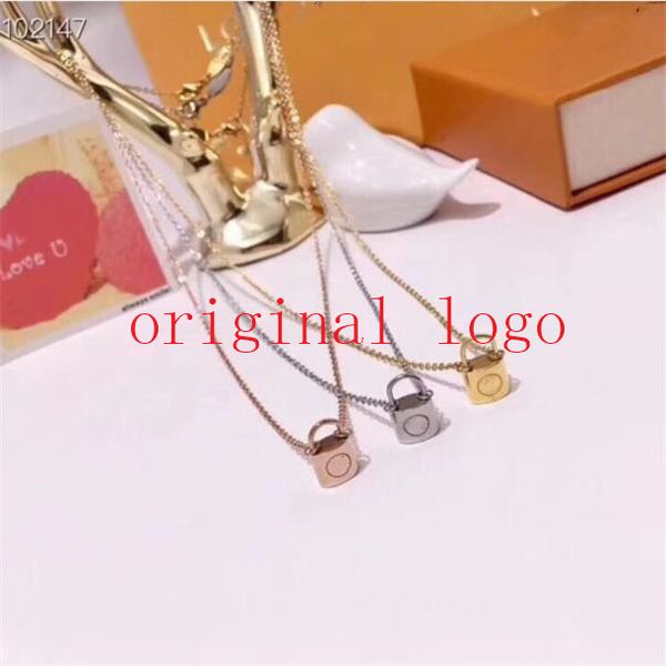 2020 designer necklace fashion pendant necklace for men and women gold silver rose gold lock pendant necklace
2020 designer necklace fashion pendant necklace for men and women gold silver rose gold lock pendant necklace