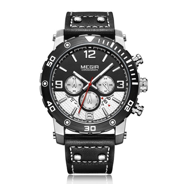 fashion designers megir ml2084 watch for man chronograph watches leather belts alloy case male quartz big dial wristwatch 3atm auto-date off, Slivery;brown
fashion designers megir ml2084 watch for man chronograph watches leather belts alloy case male quartz big dial wristwatch 3atm auto-date off, Slivery;brown