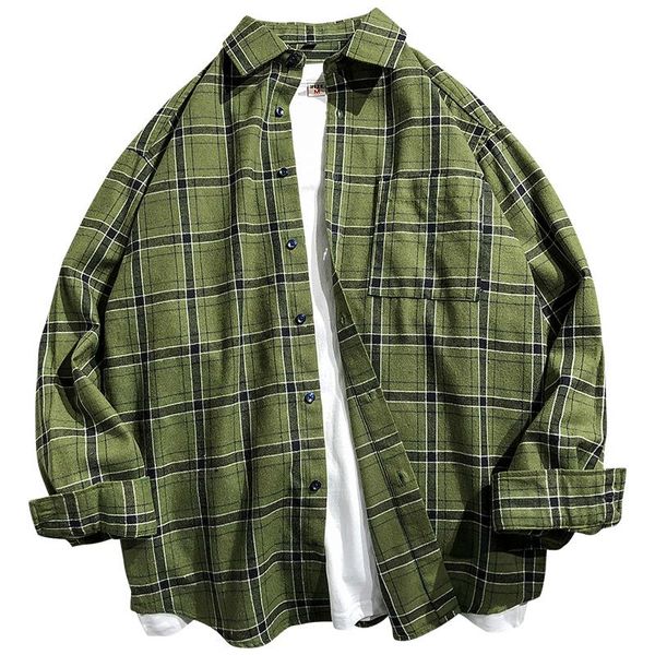 autumn casual shirt mens long sleeved youth korean style plaid vintage button up camisas de hombre men clothing eb50cs men's shirts, White;black
autumn casual shirt mens long sleeved youth korean style plaid vintage button up camisas de hombre men clothing eb50cs men's shirts, White;black