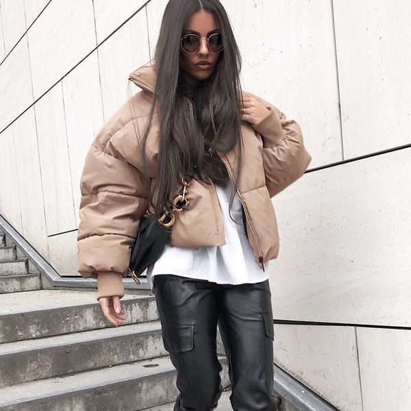 drawstring waist fastening with pocket woman jacket coat stand collor fashion winter coat women warm padded cotton parkas 210415, Black
drawstring waist fastening with pocket woman jacket coat stand collor fashion winter coat women warm padded cotton parkas 210415, Black