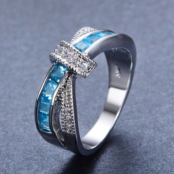luxury women classic style blue crystal gemstone ring jewelry for gift size 6/7/8/9/10/11, Golden;silver
luxury women classic style blue crystal gemstone ring jewelry for gift size 6/7/8/9/10/11, Golden;silver