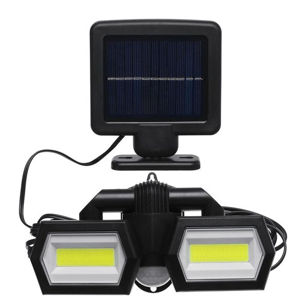 60cob solar wall light ip65 dual head human body induction garden street lamp
60cob solar wall light ip65 dual head human body induction garden street lamp