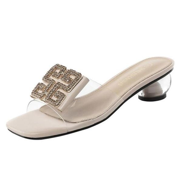 slippers women sandals shoes celebrity wearing simple style pvc clear strappy buckle high heels woman transparent beige size 26.5cm, Black
slippers women sandals shoes celebrity wearing simple style pvc clear strappy buckle high heels woman transparent beige size 26.5cm, Black