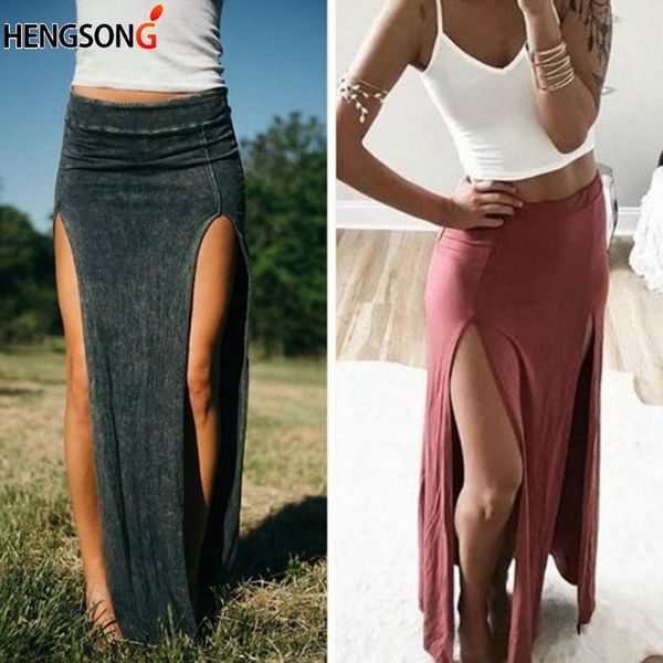 skirts summer autumn women long ankle length high split skirt female straight saias women's, Black
skirts summer autumn women long ankle length high split skirt female straight saias women's, Black