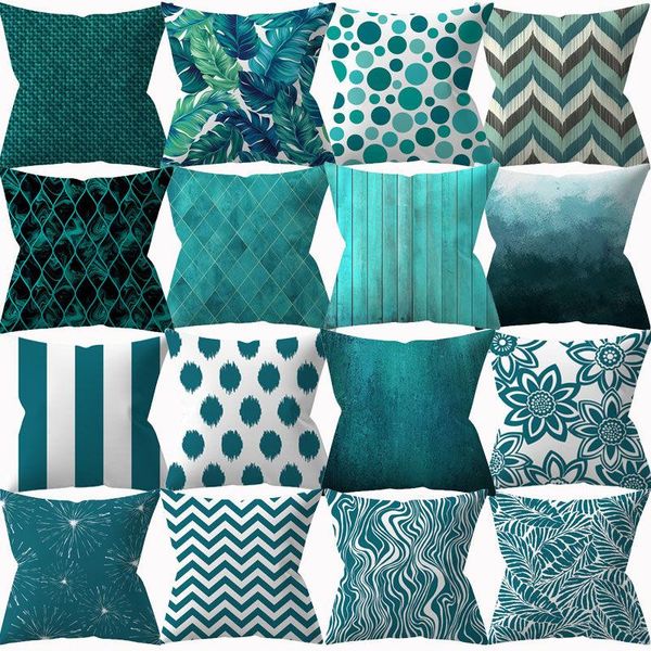 cushion/decorative pillow teal blue cushion cover decorative sofa cushions polyester geometric covers 45x45 throw pillows single side
cushion/decorative pillow teal blue cushion cover decorative sofa cushions polyester geometric covers 45x45 throw pillows single side