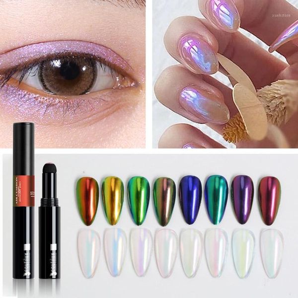 beautilux cushion nail powder pen chameleon chrome aurora art design pigment metallic nails decoration dust with sponge1, Silver;gold
beautilux cushion nail powder pen chameleon chrome aurora art design pigment metallic nails decoration dust with sponge1, Silver;gold